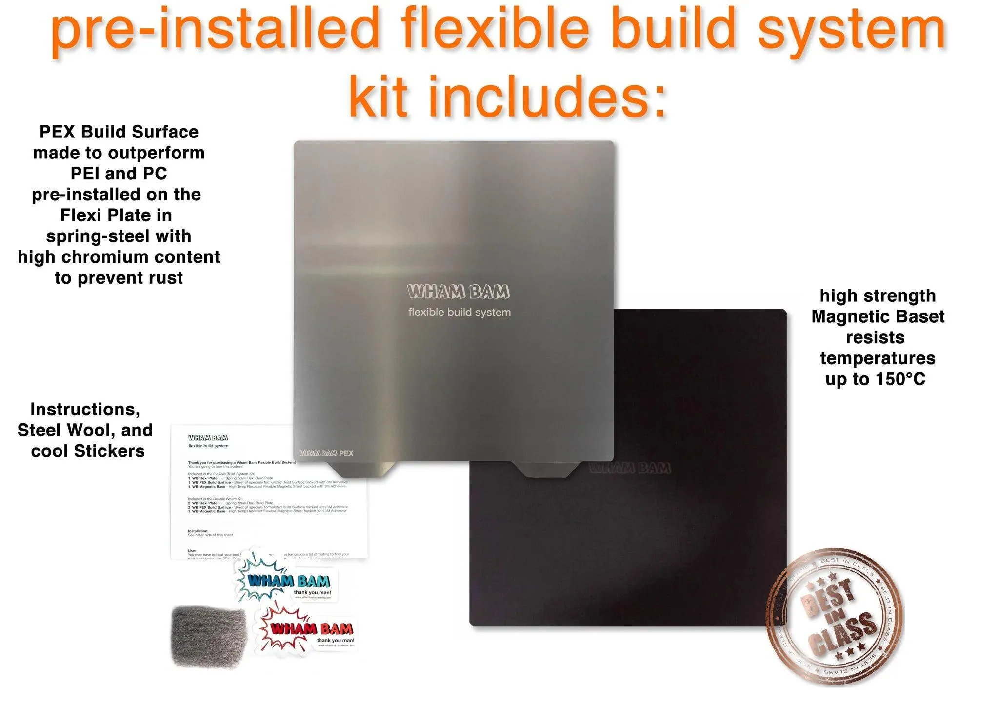 430 x 420 - Flexible Build System with Pre-Installed PEX Build Surface