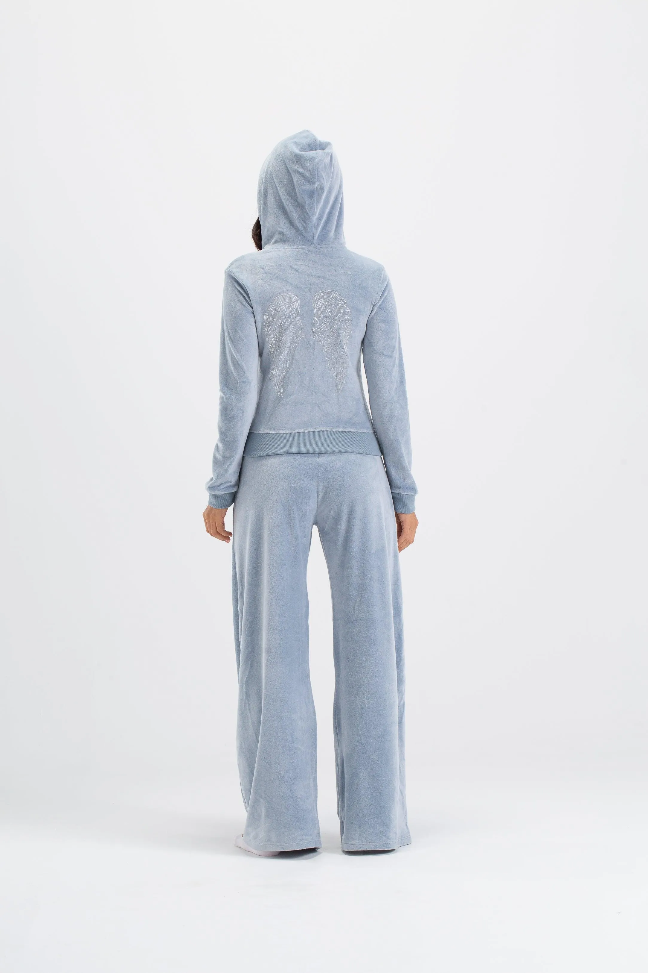 Back Strass Details Pyjama Set