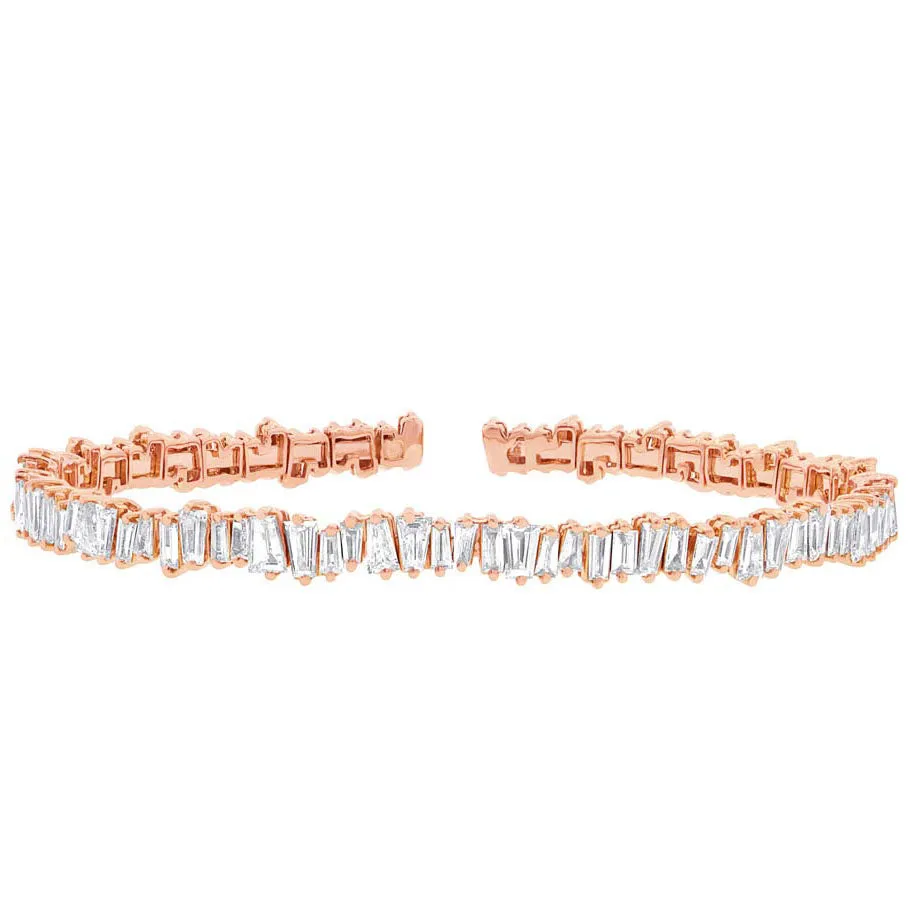 Baguette Diamond Bangle