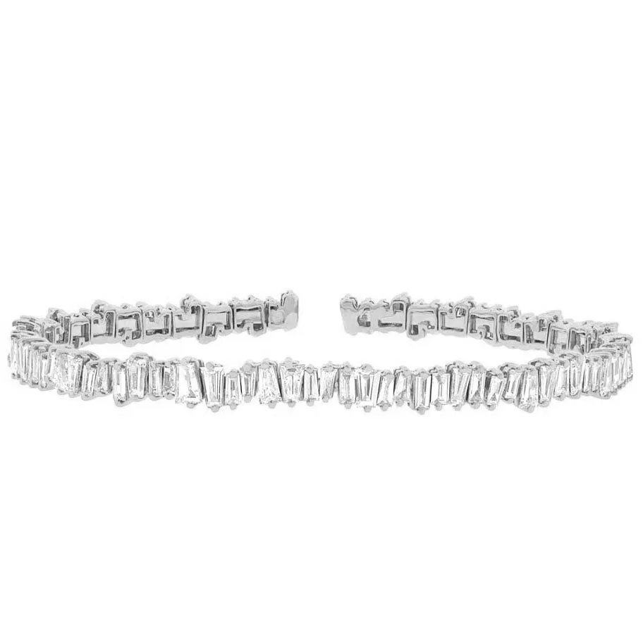 Baguette Diamond Bangle