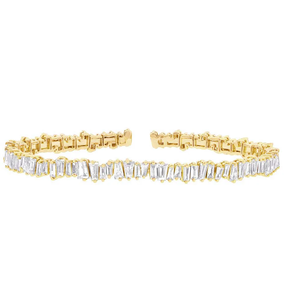 Baguette Diamond Bangle