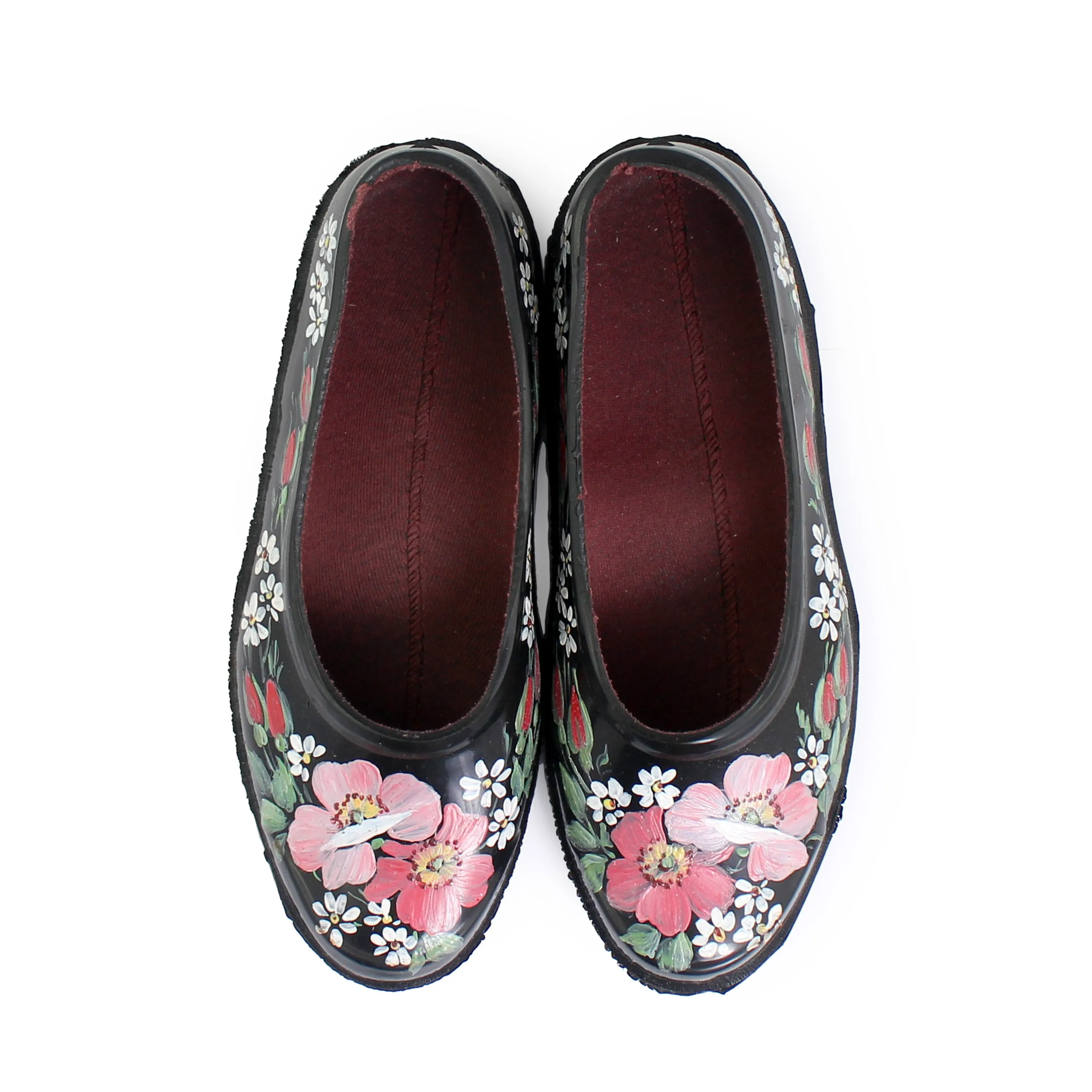 BALLERINA  Rose   hand-painted rubber