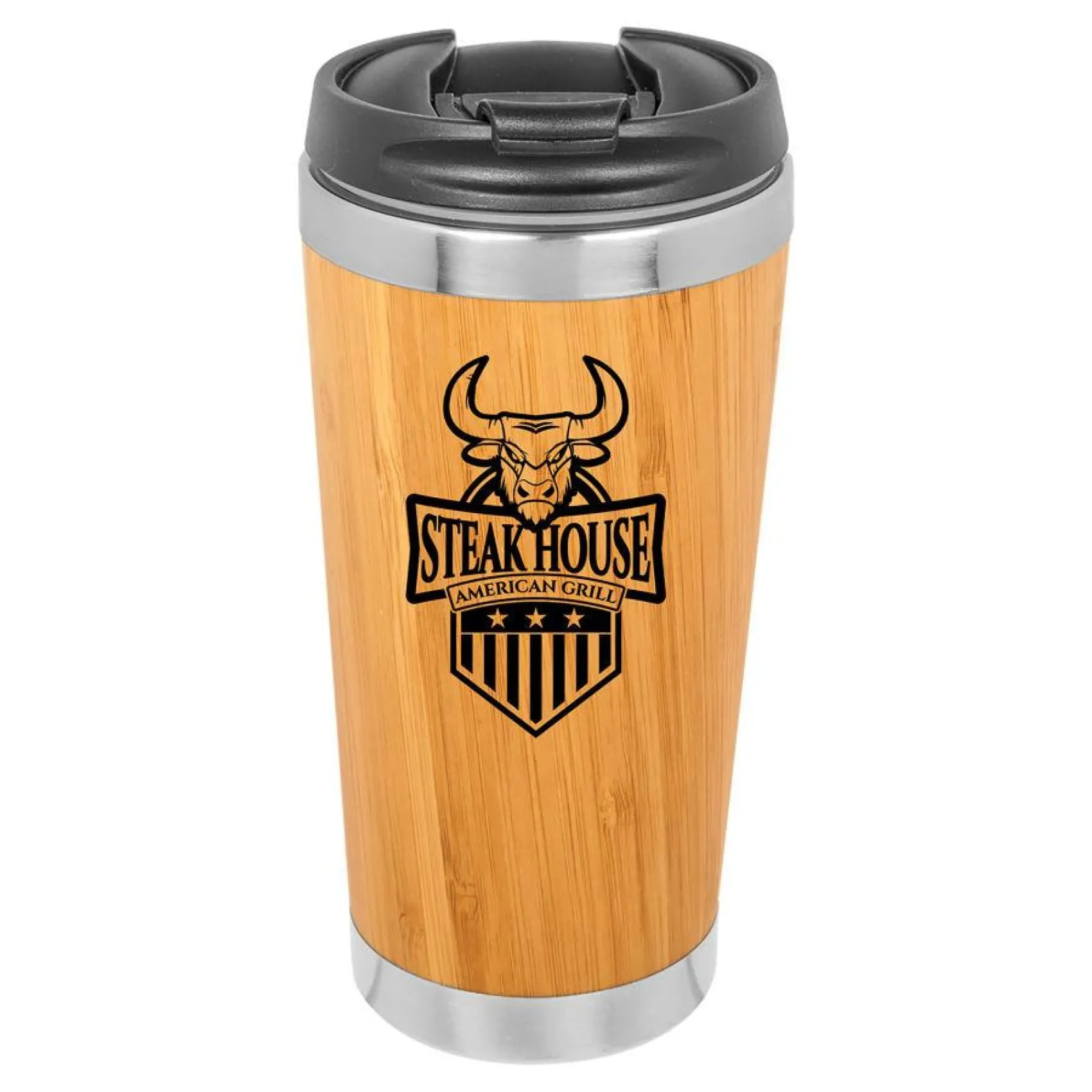 Bamboo Stainless Steel Tumbler