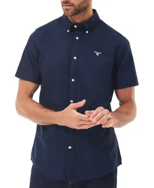 Barbour Mens Oxtown Short Sleeve Shirt Navy