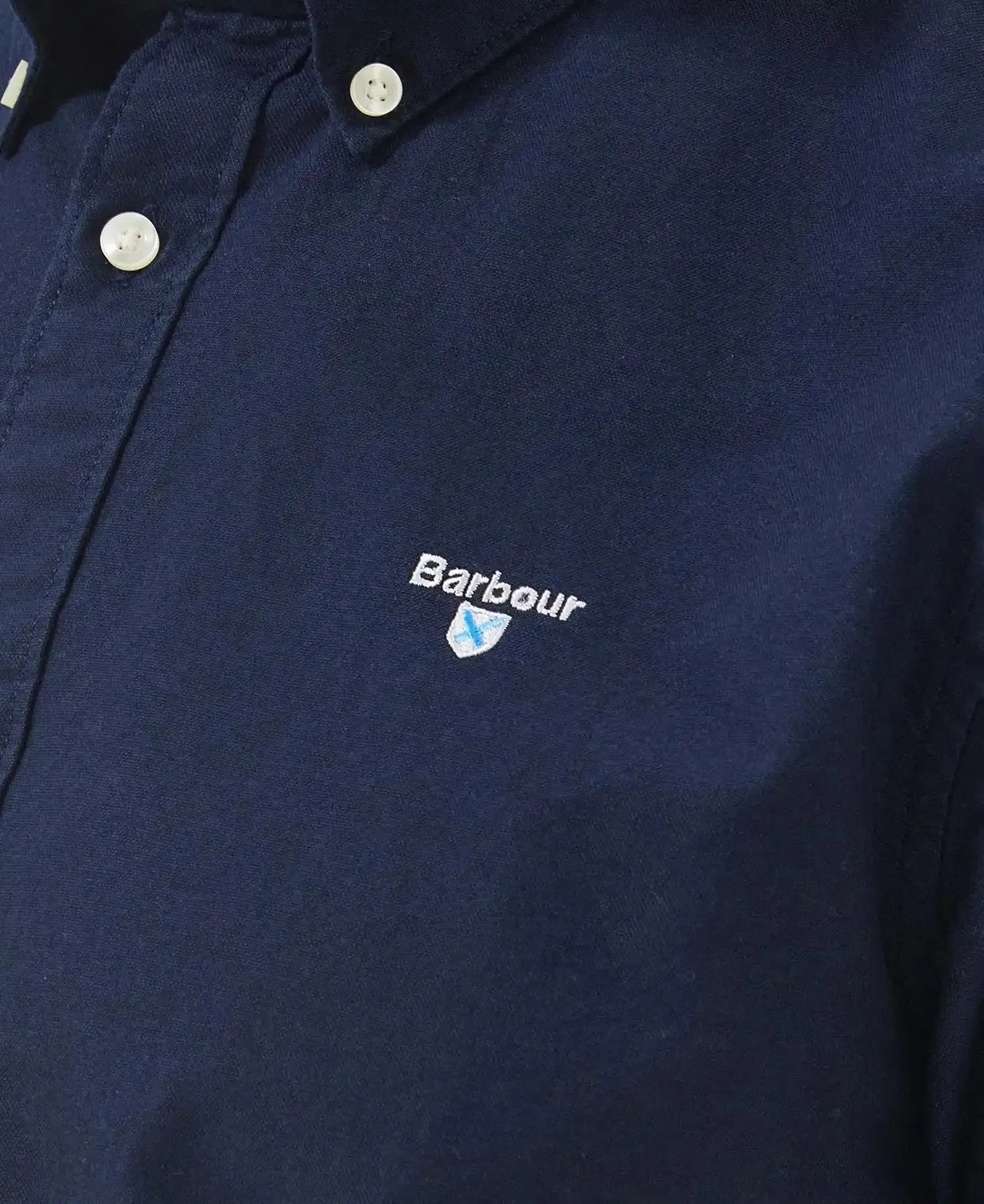 Barbour Mens Oxtown Short Sleeve Shirt Navy