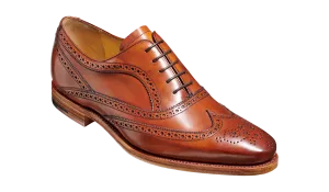 Barker Turing Brogue Shoe - Antique Rosewood