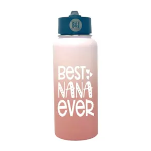 Best Nana Ever 32 oz Rose Gold Water Bottle for Grandmothers