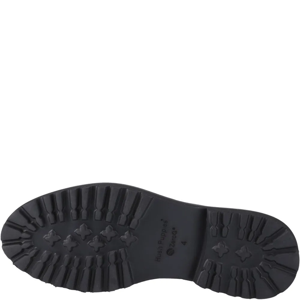 Black Gabi Junior School Shoes