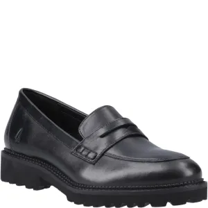 Black Grazia Loafer Junior School Shoes