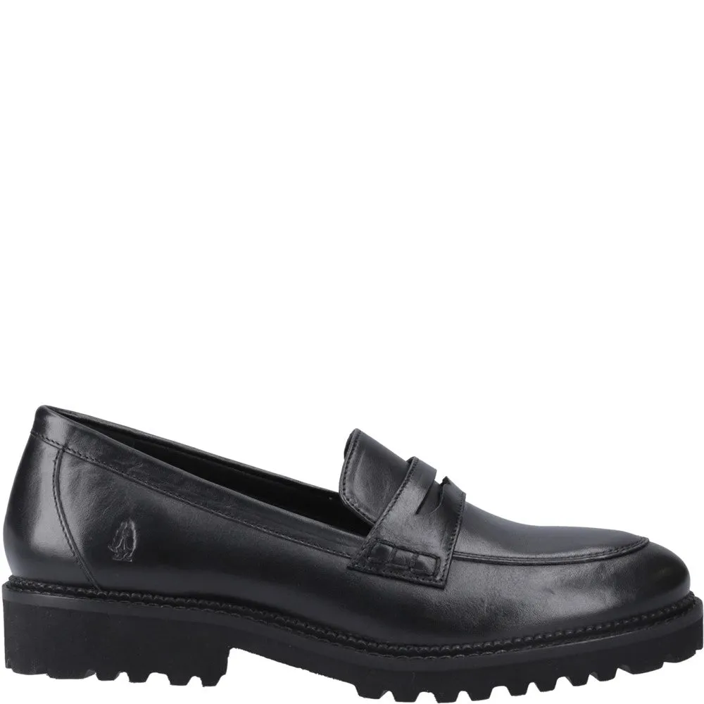 Black Grazia Loafer Junior School Shoes