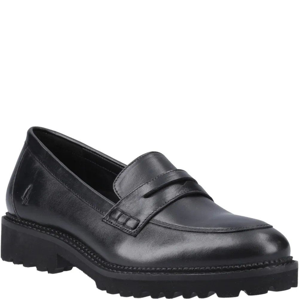 Black Grazia Loafer Junior School Shoes