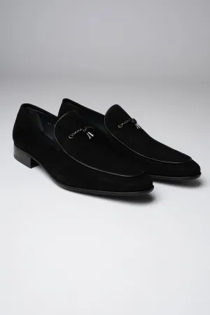 Black Nubuck Loafer