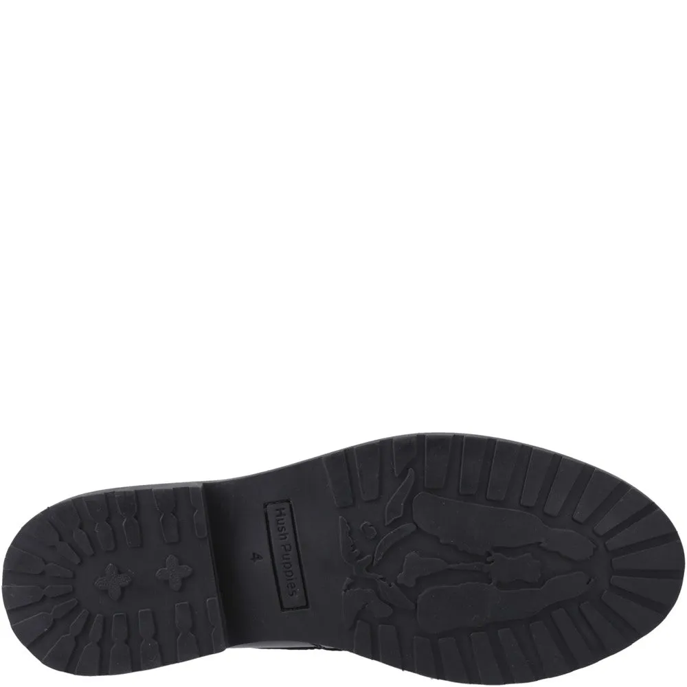 Black Verity Kiltie Patent Loafers