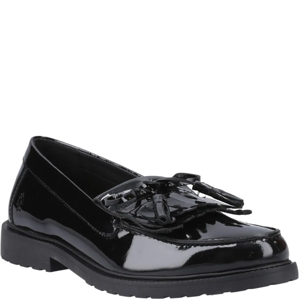 Black Verity Kiltie Patent Loafers