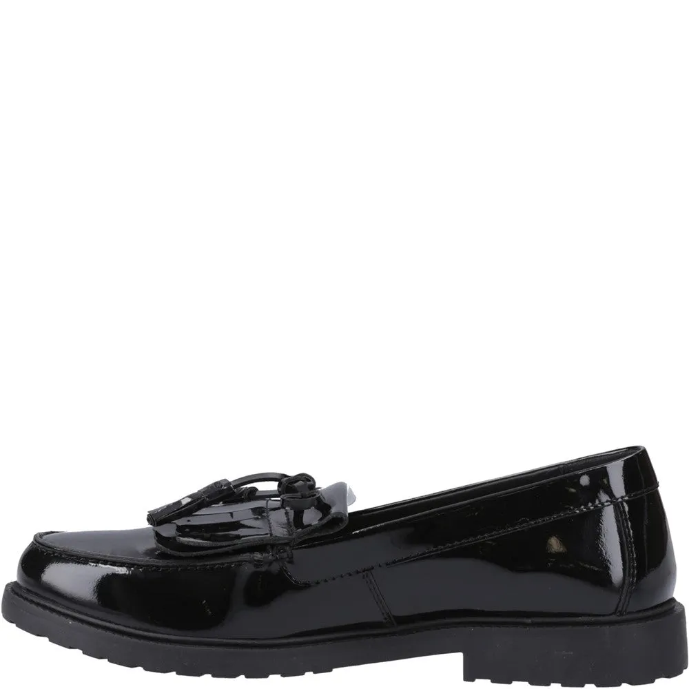 Black Verity Kiltie Patent Loafers