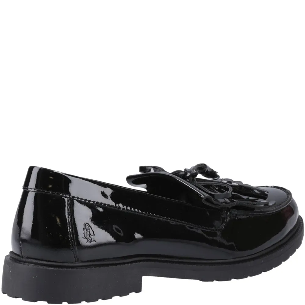 Black Verity Kiltie Patent Loafers
