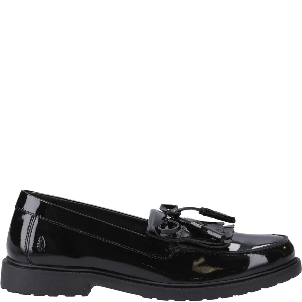 Black Verity Kiltie Patent Loafers