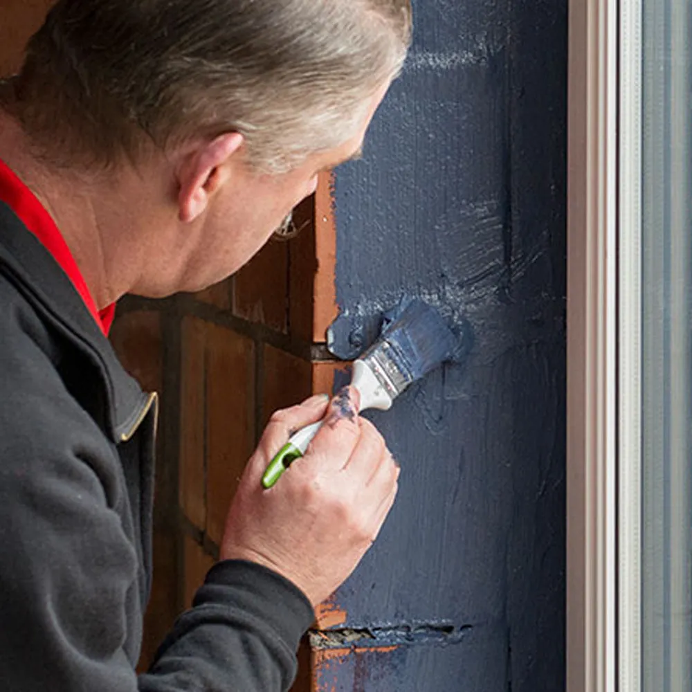 Blowerproof Liquid Brush Paint on Airtightness Membrane (Blue / Black) - 5kg