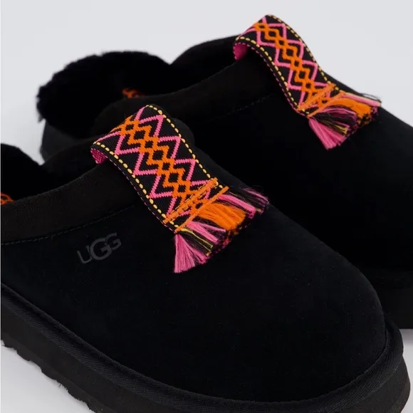 Brand New UGG Big Kids Tazzle Slippers “Black”