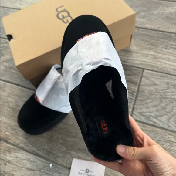 Brand New UGG Big Kids Tazzle Slippers “Black”