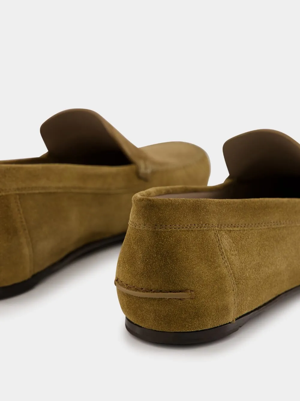 Brown Alder Roberi Suede Loafers