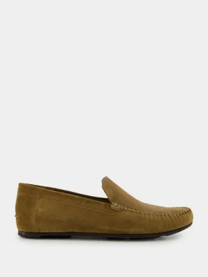 Brown Alder Roberi Suede Loafers
