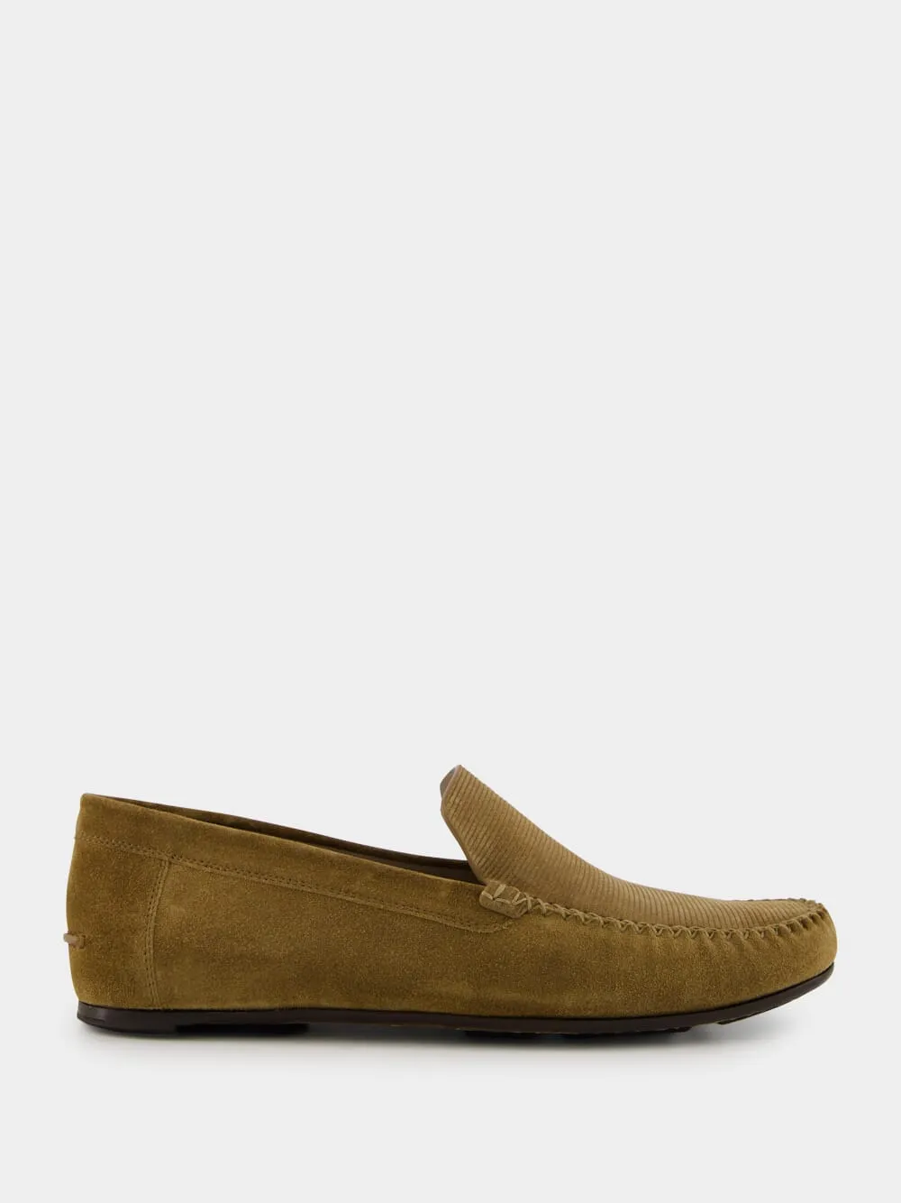 Brown Alder Roberi Suede Loafers
