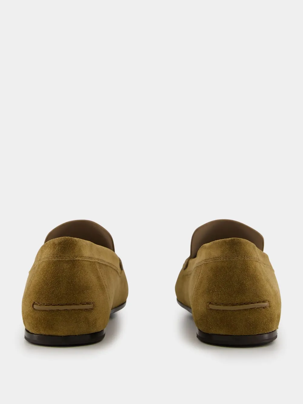 Brown Alder Roberi Suede Loafers