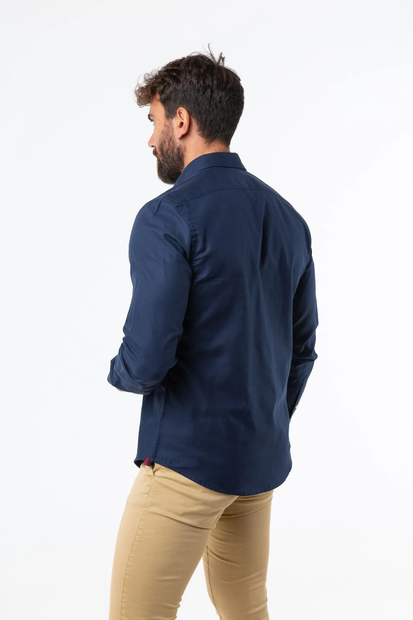 Camisa Oxford Marino