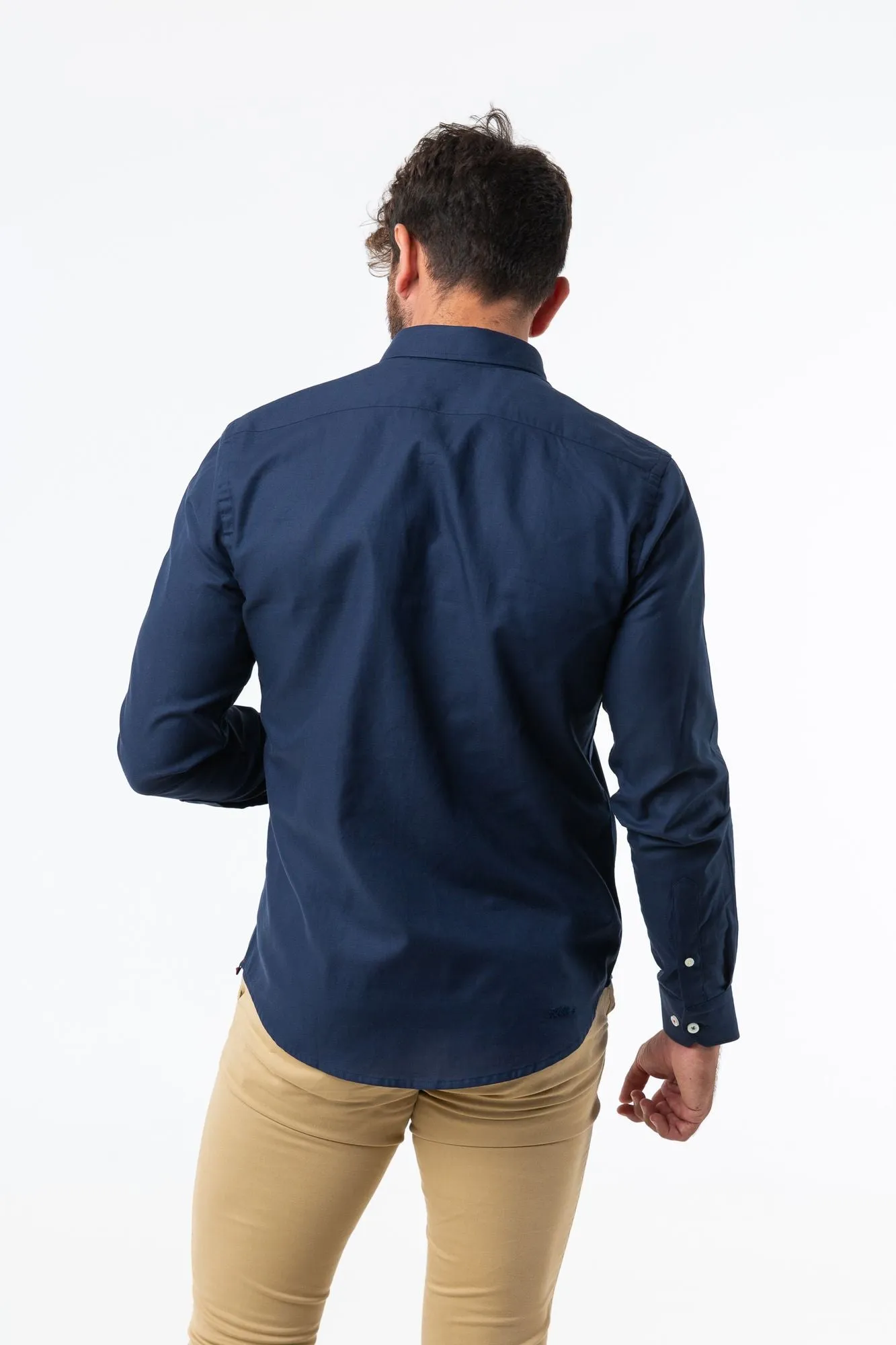Camisa Oxford Marino