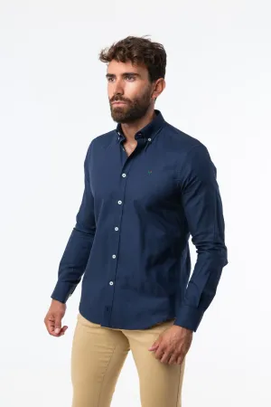 Camisa Oxford Marino