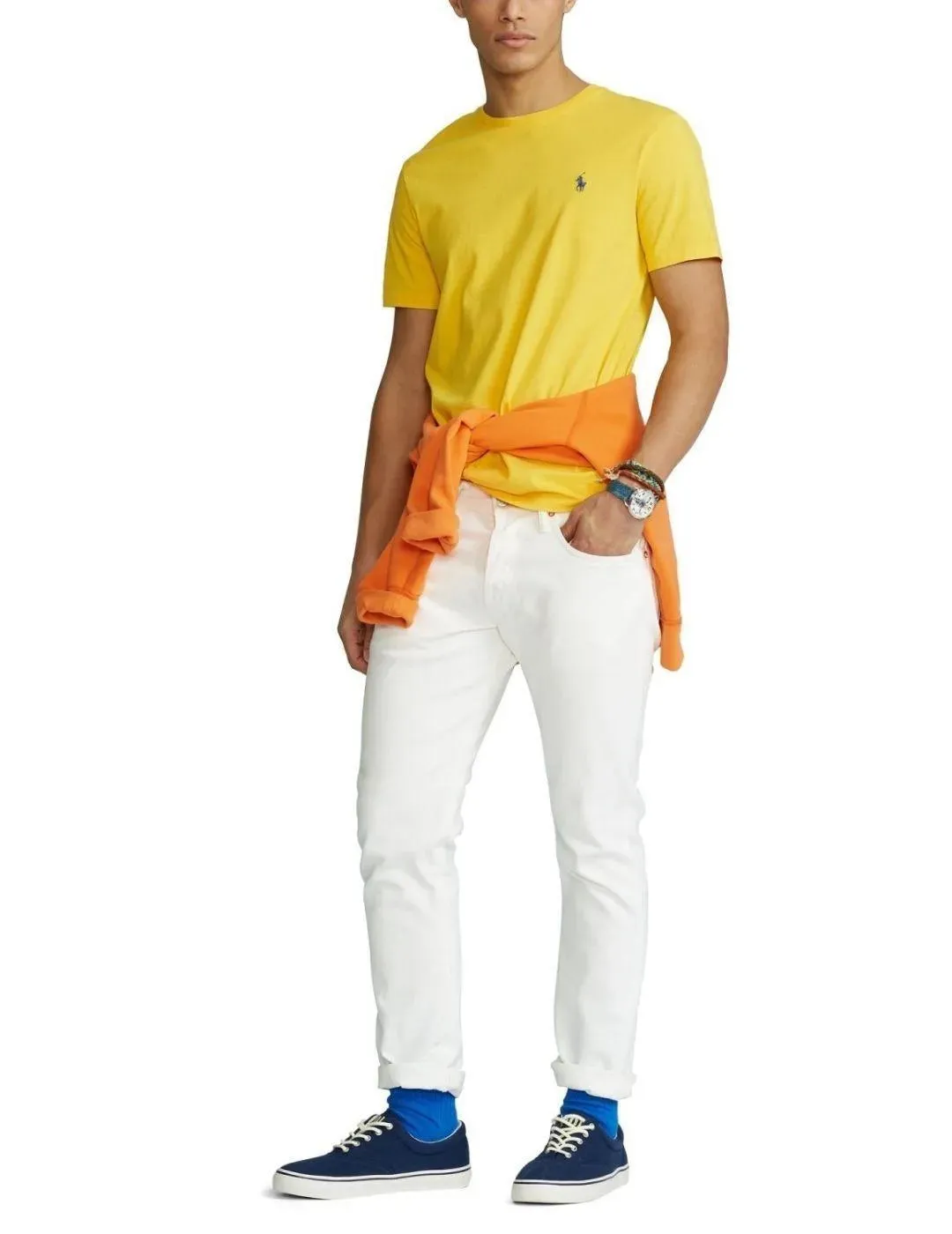 Camiseta de punto Custom Slim Fit