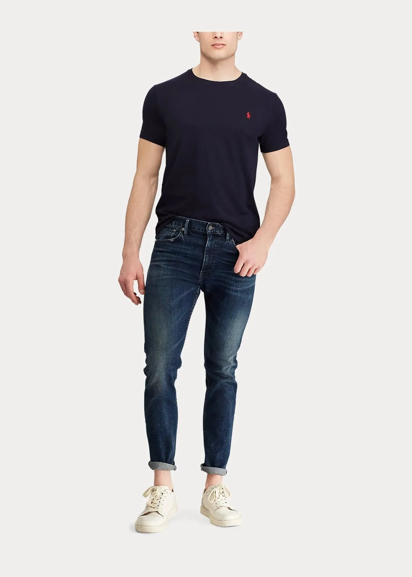 Camiseta de punto Custom Slim Fit