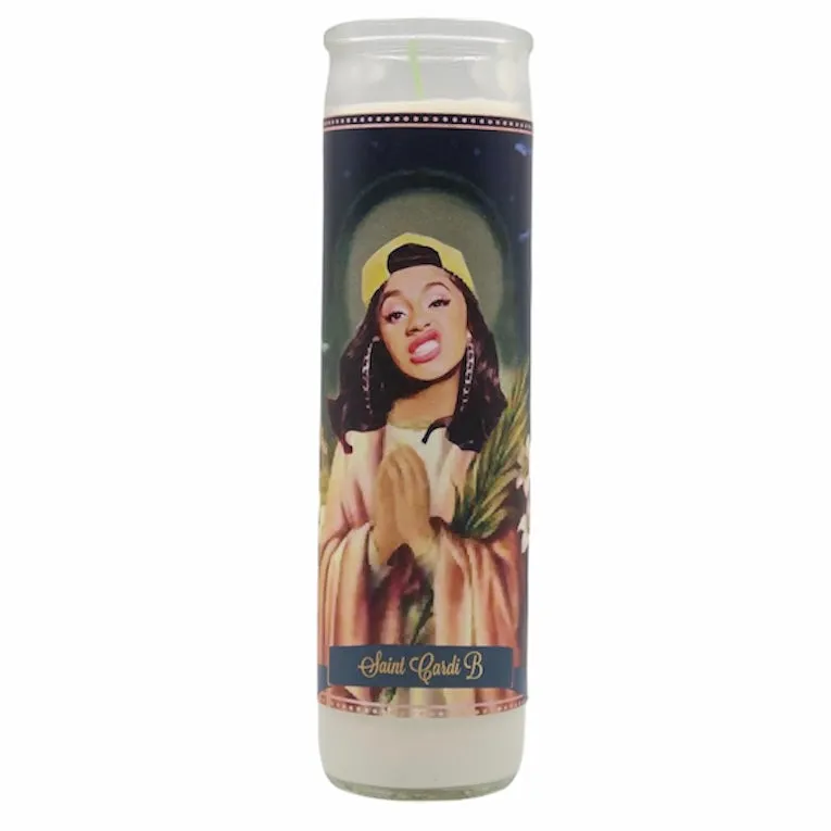 Cardi B (Version 2) Devotional Prayer Saint Candle