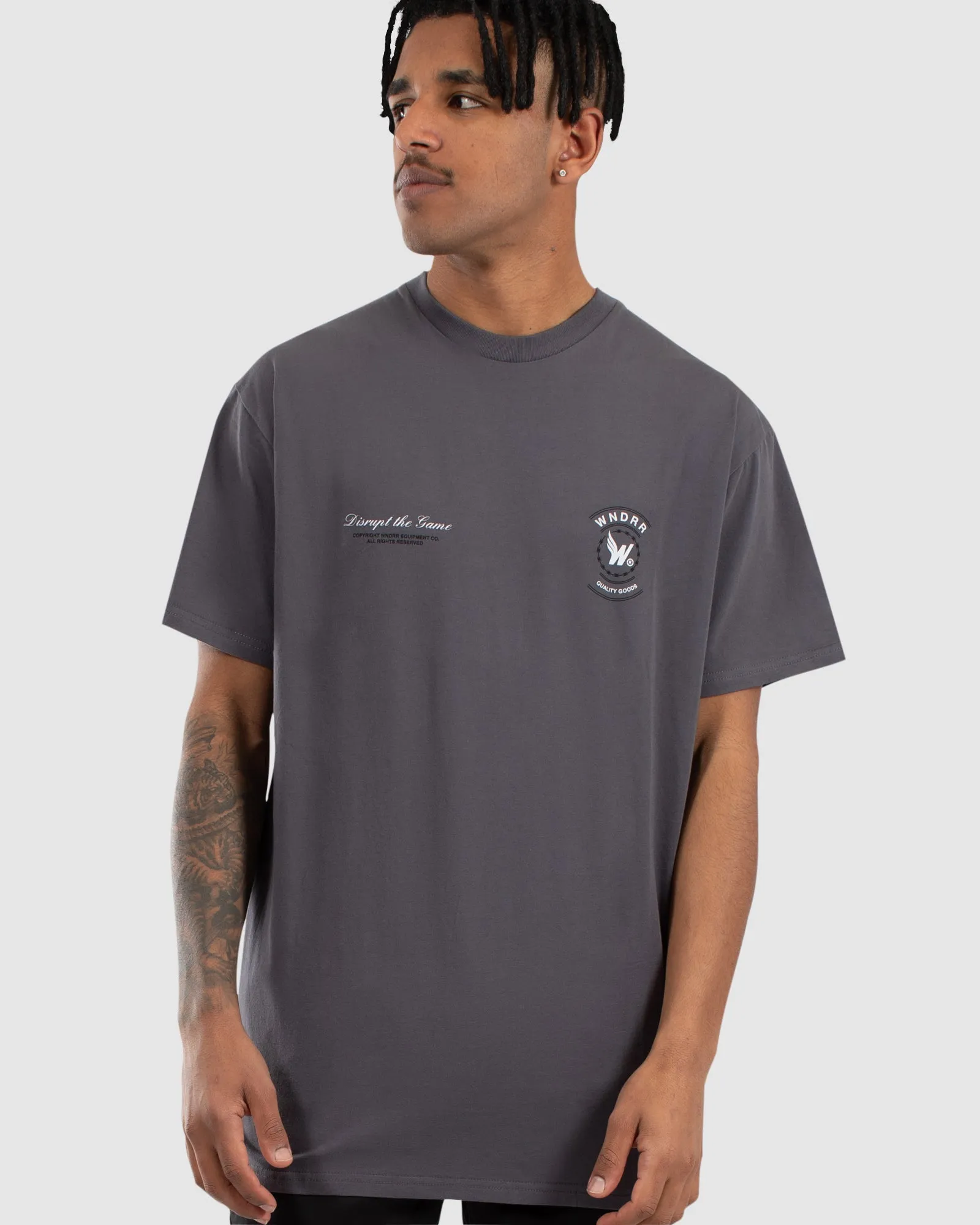 Cease Custom Fit Tee - Charcoal