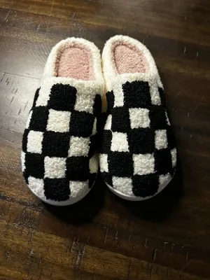 Checkered Slippers