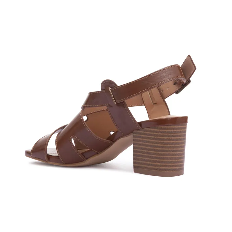 Chunky Heeled Sandals Mysoft
