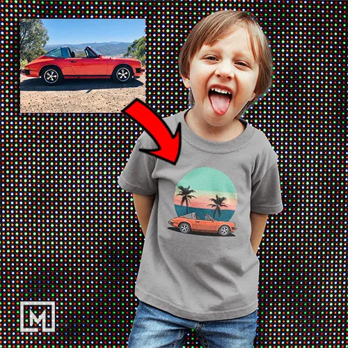 Classic Cars | Custom Print for Kids | Unisex T-shirt
