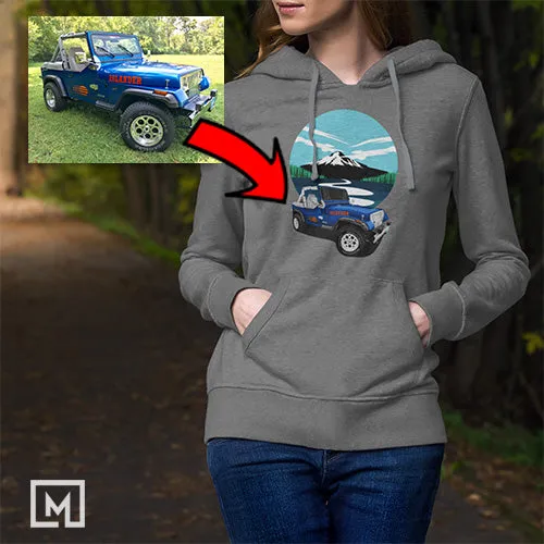 Classic Cars | Custom Print Unisex | Hoodie