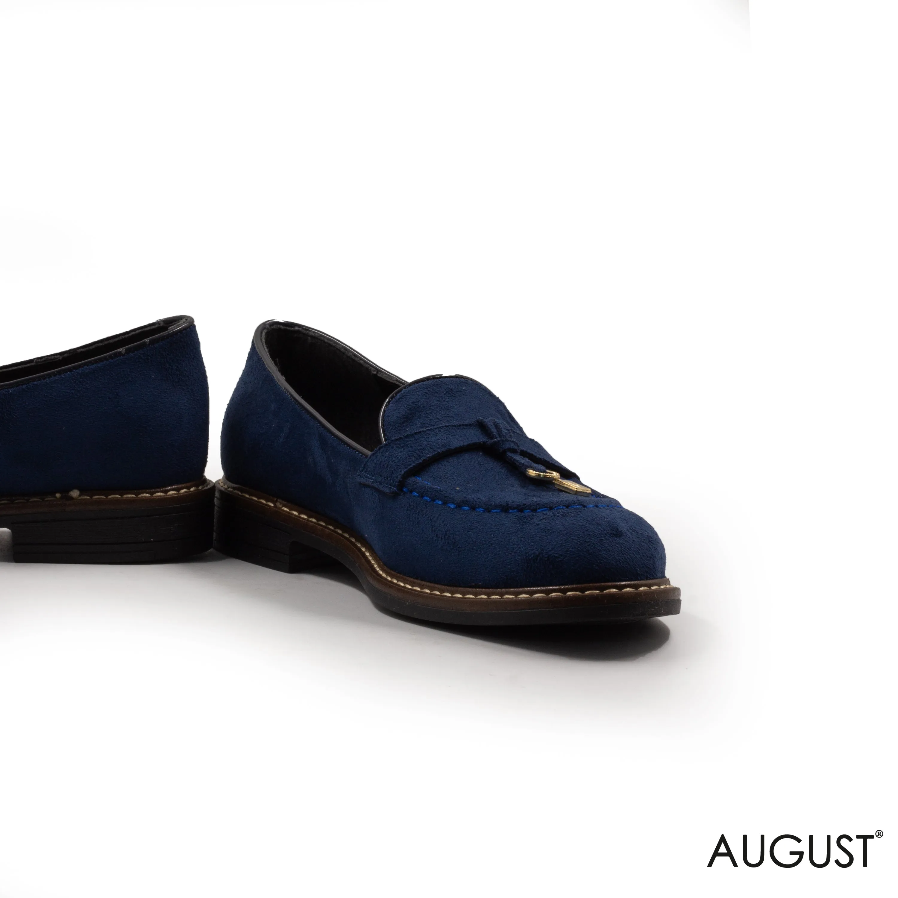 CLASSIC CHAMOIS LEATHER TASSEL LOAFERS