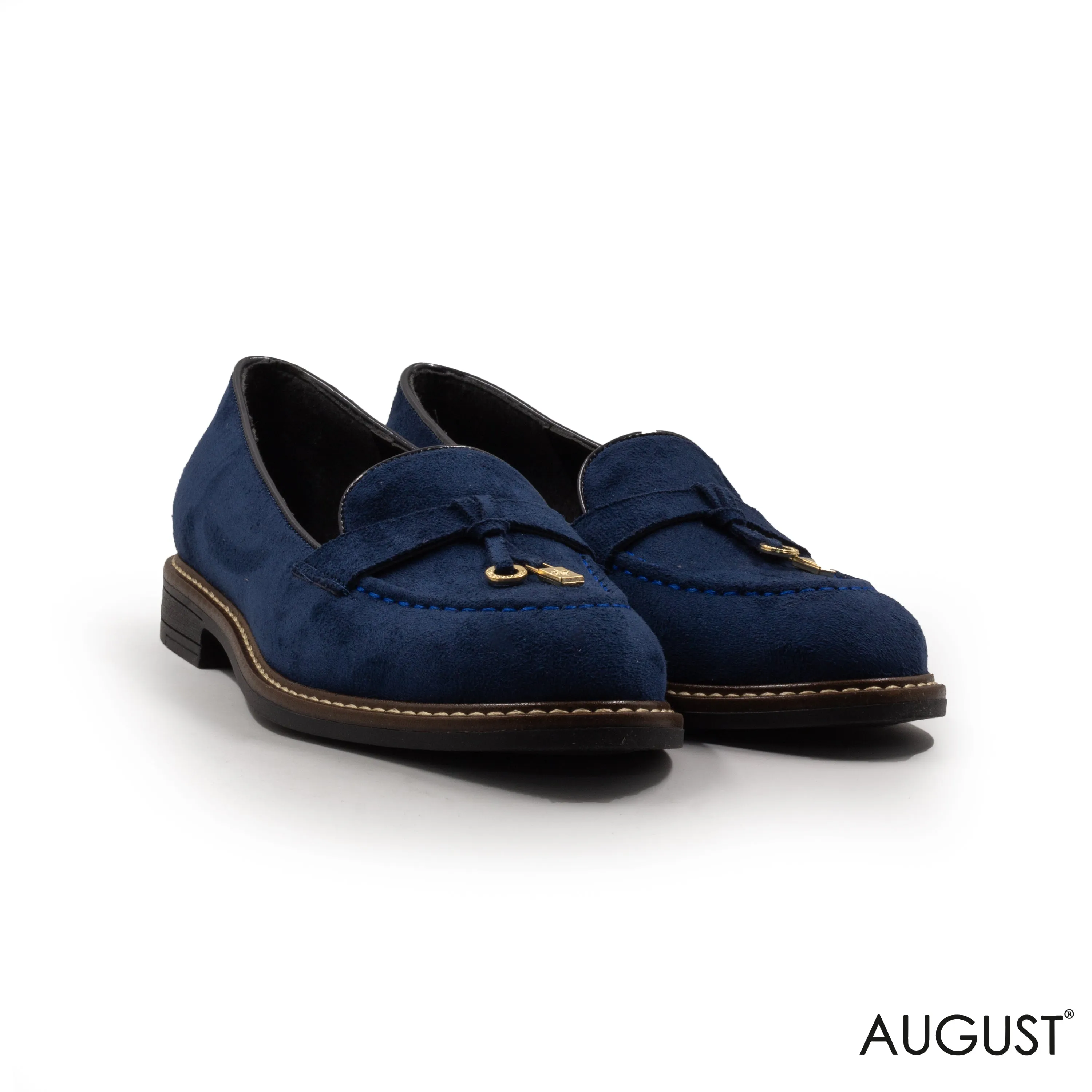 CLASSIC CHAMOIS LEATHER TASSEL LOAFERS