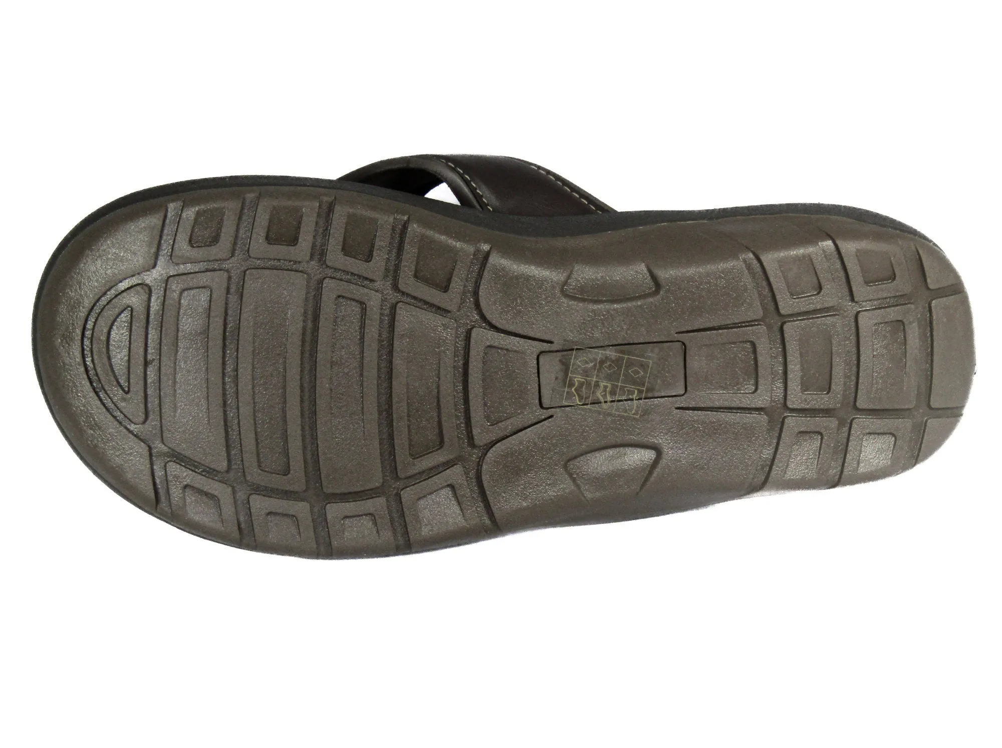 Clemson Tigers Men's Collegiate Brown Flip Flop Sandal.