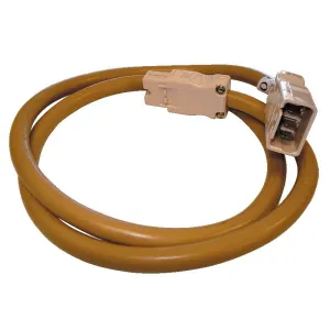 CMS 2000mm interconnecting Lead 20amp Beige for Caravan 240 Electrics