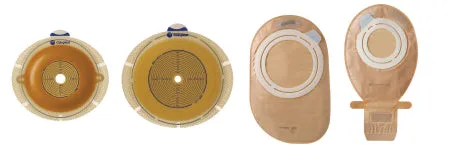 Coloplast SenSura Flex Two-Piece Pre-Cut Convex Light Standard Wear Skin Barrier with Flange and Belt Tabs 1-1/4" Stoma