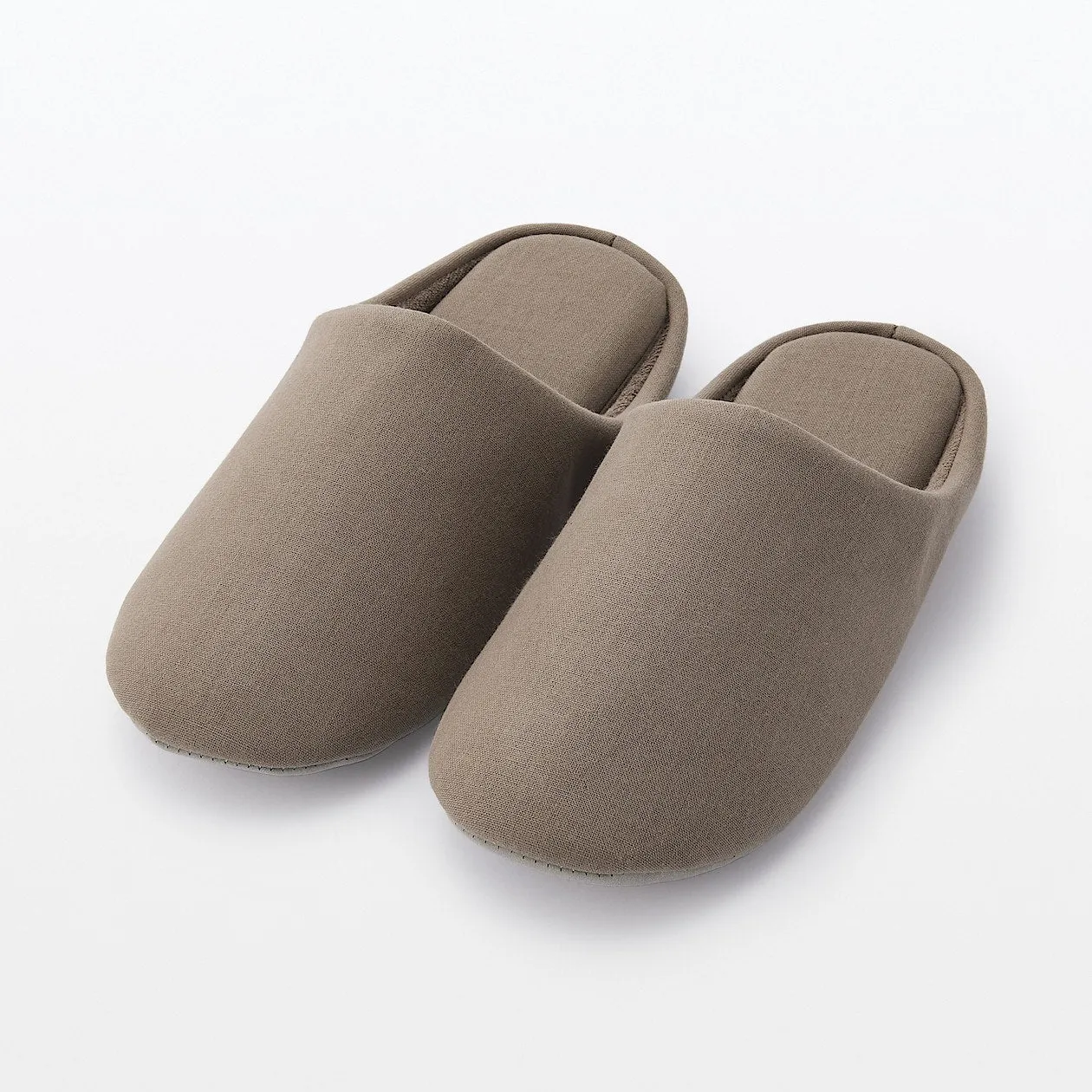 Cotton Insole Slippers - Mocha brown