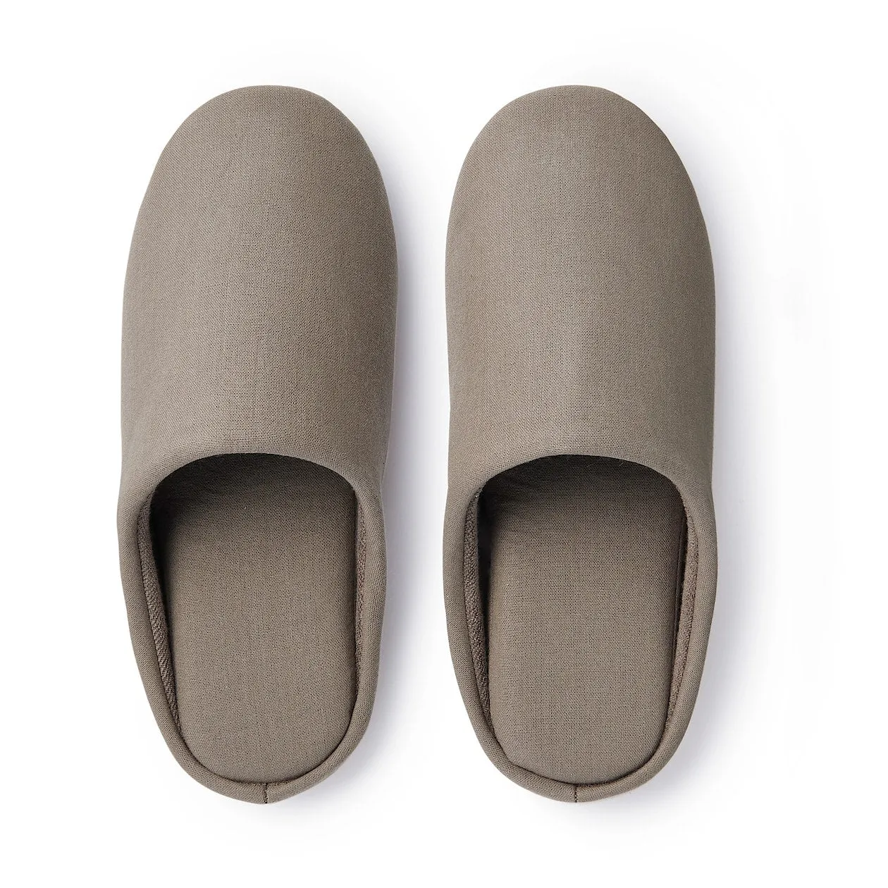 Cotton Insole Slippers - Mocha brown