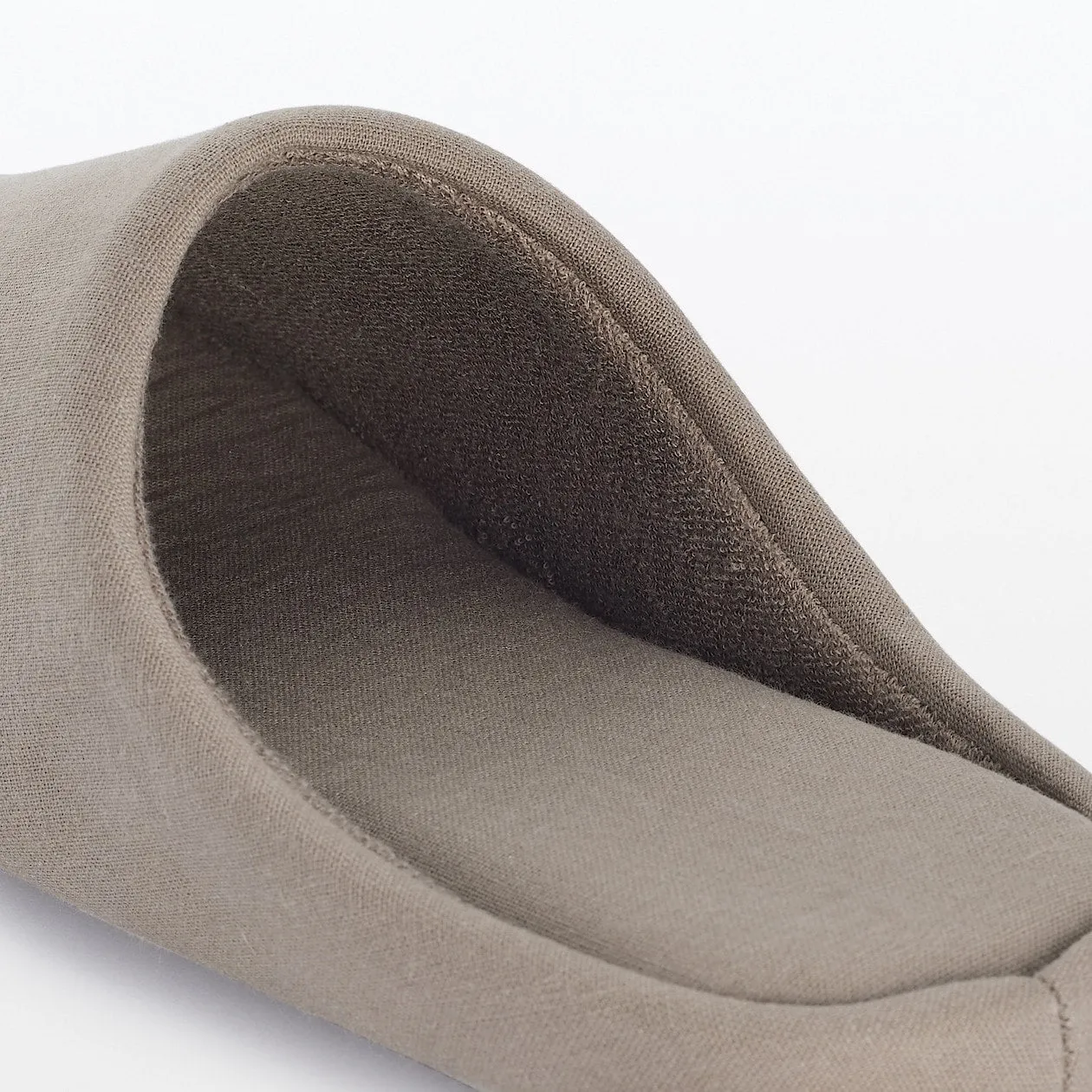 Cotton Insole Slippers - Mocha brown