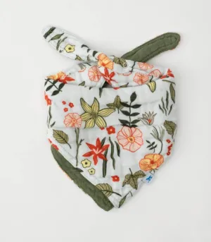 Cotton Muslin Reversible Bib- Primrose Patch