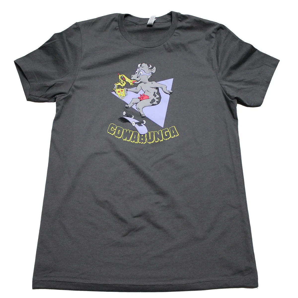 Cowabunga! 90s Skateboard Pizza Teenage Mutant Ninja Turtles Tribute Shirt