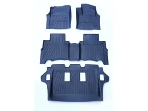 Custom Dna Toyota Fortuner Automatic 2015  Blue Rubber Car Mats